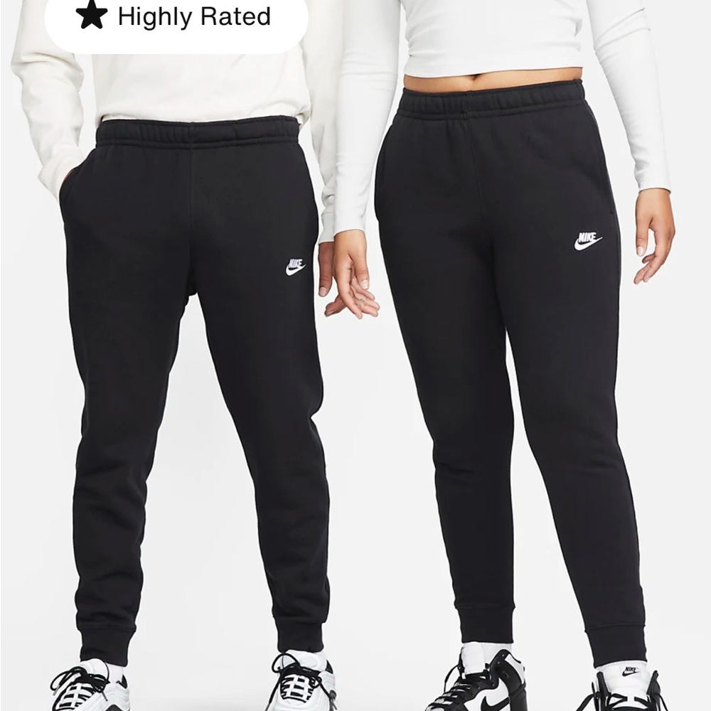 Nike men’s black joggers size L